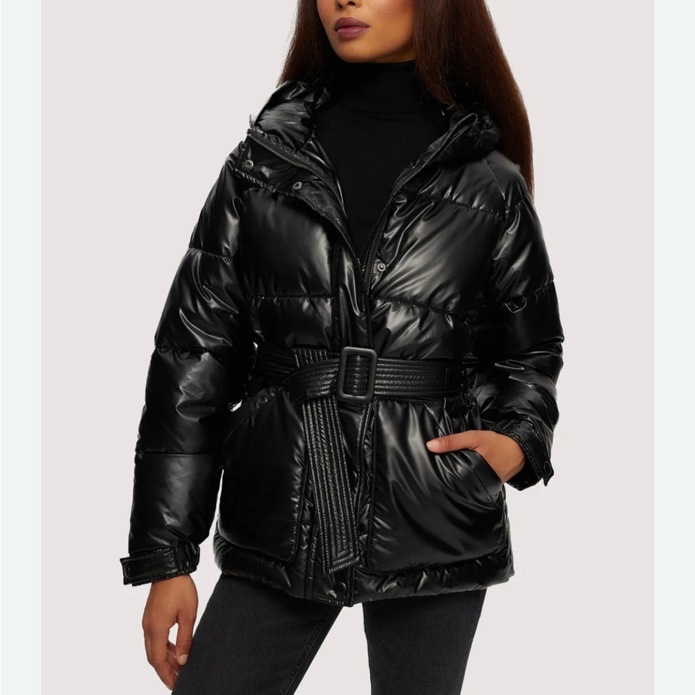 Noize Black Puffer Jacket
